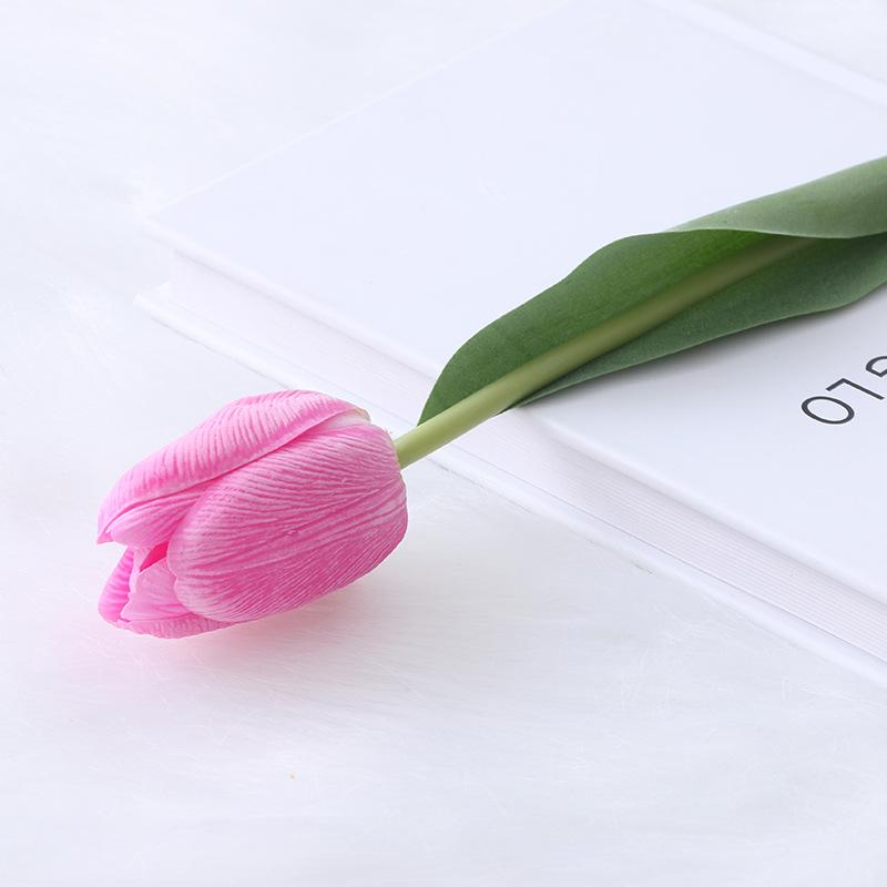 

Simulation feel moisturizing tulip fake flower home decoration simulation flower wedding table floral art