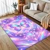 Multiple sizes Colorful dreamlike butterfly and moons Carpet for Living Room Bedroom Sofa Home Decor Rus Non-slip Floor Mat