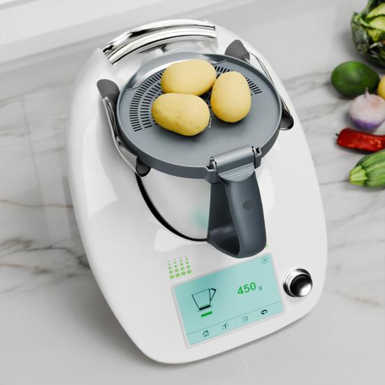 Pouring Strainer Filter for Thermomix TM6 TM5 BPA-Free Pasta Drainer Attachment Dishwasher-Safe Kitchen Strainer Heat-Resistant Pouring Aid