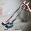 Long Handle No Dead Corner Toilet Cleaning Brush for Squat Toilets and Floors