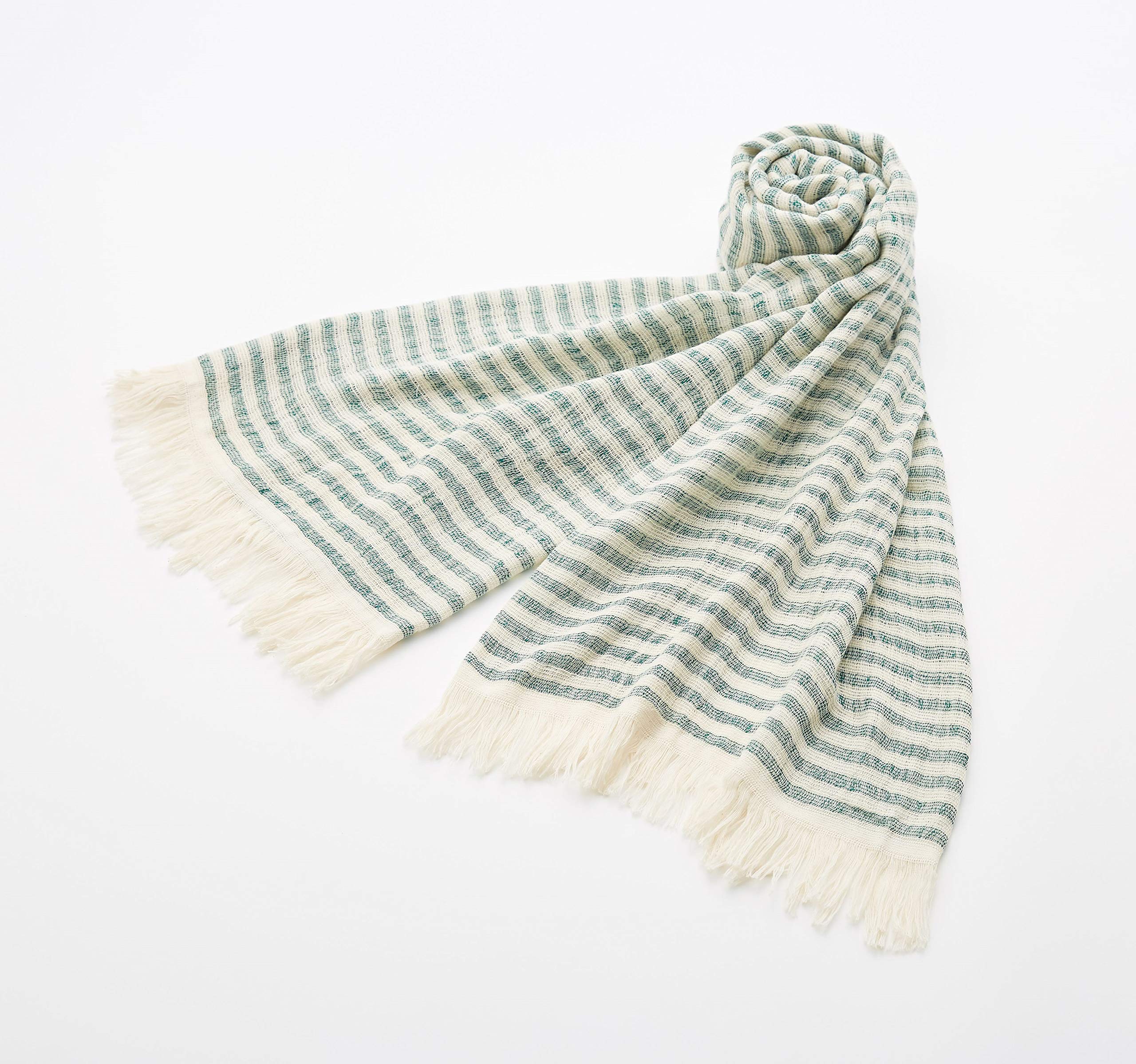 

Миядзаки Полотенце Имабари Шаль, Полосатая, Зеленая