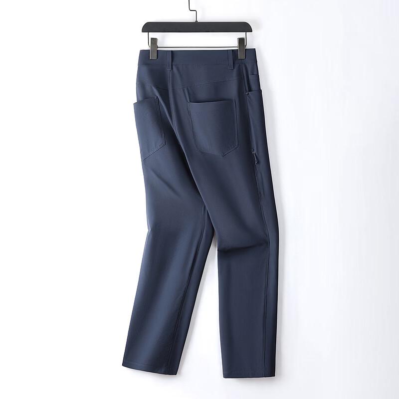 Yiliteng Men s Four-Way Stretch Straight-Fit Casual Pants XL