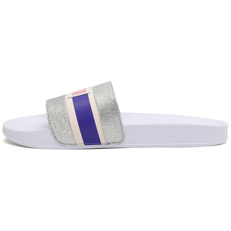 (WMNS) PUMA Leadcat FTR Slides 90s Pop - Glittered White Women s 372624-02 EU 38
