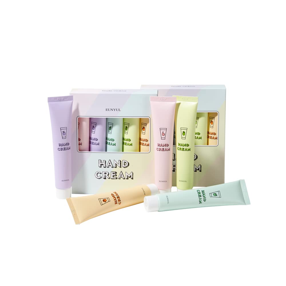 EUNYUL Cloud Perfume Hand Cream Set X Korean Skincare Hand Care Cosmetics Grapefruit Berry White Musk Mango Yuzu Fruit Fragrance Moisturizes Dry Hands