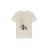 [wooyoungmi] Ivory Flower Back Logo T-shirt M263TS06702I