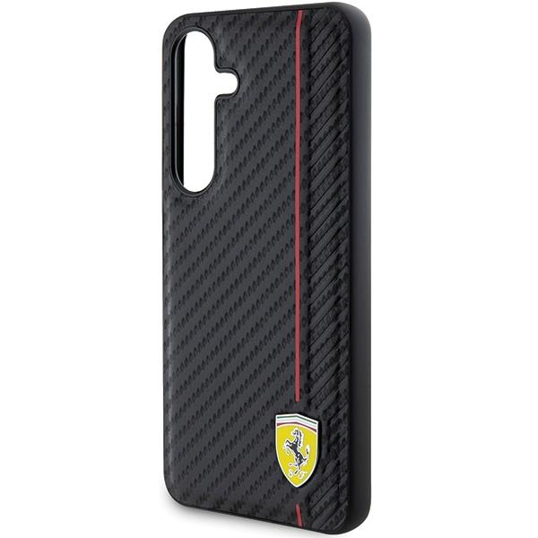 Ferrari Fehcs24Mn3Dur S24+ S926 Czarny/Black Hardcase Carbon Printed Line