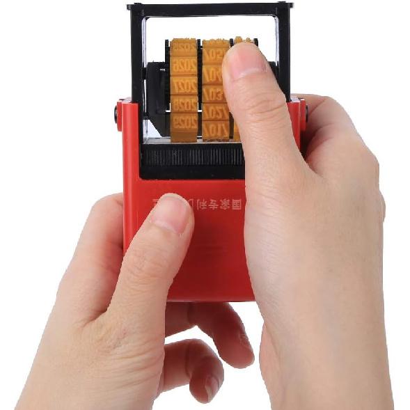 Date Coding Machine Handheld Food Plastic Bag Label Adjustable Reverse Date Order Printing Machine 60 x 40 x 100mm