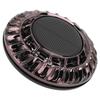 Solar Car Perfume Diffuser Automatic Rotating Decorative Car Aromatherapy Machine for Office Home Silver Black