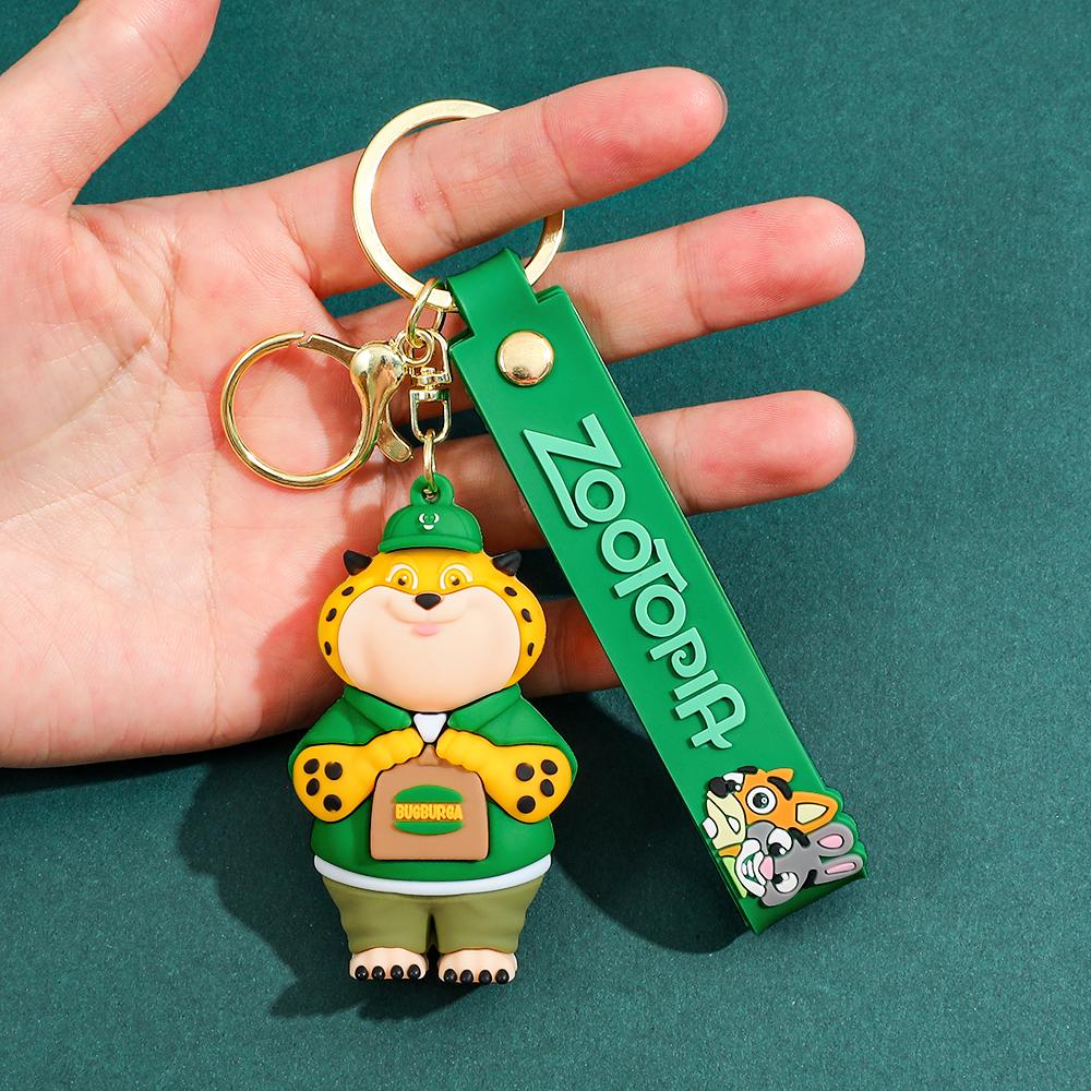 Disney Zootopia Character Keychain Adorable PVC Figurine Perfect for Car Keys or Bag Charms The Ideal Christmas Gift for Her