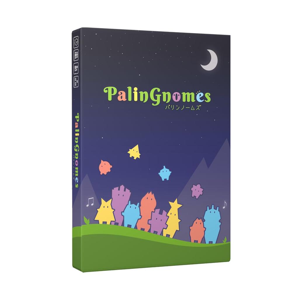 PalinGnomes Palindrome Puzzle by a Puzzle Game for Educational Board Game with Wooden Wooden Toy for 2 3 or 4 Family PhantomLab, 2-4 Players, Pieces,