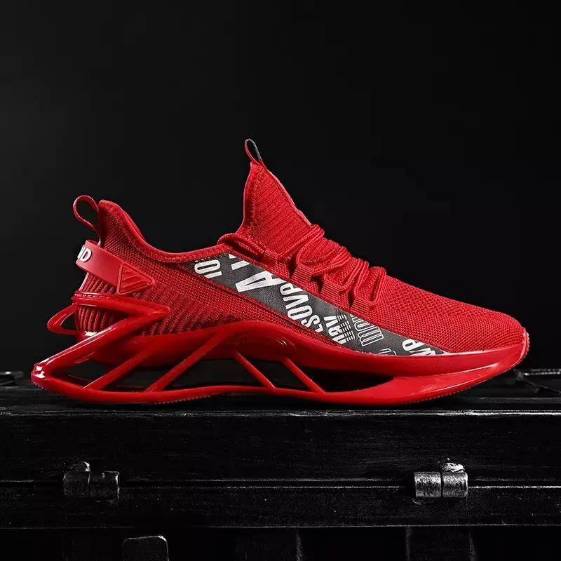 Mode Herren Blade Schuhe Atmungsaktives Mesh Freizeitsportschuhe Trendige Outdoor-Sneaker Laufschuhe