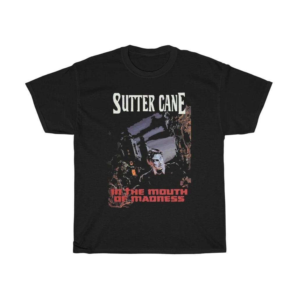 In The Mouth Of Madness, Black T-shirt, Fictional Sutter Cane Horror Novel 2XL