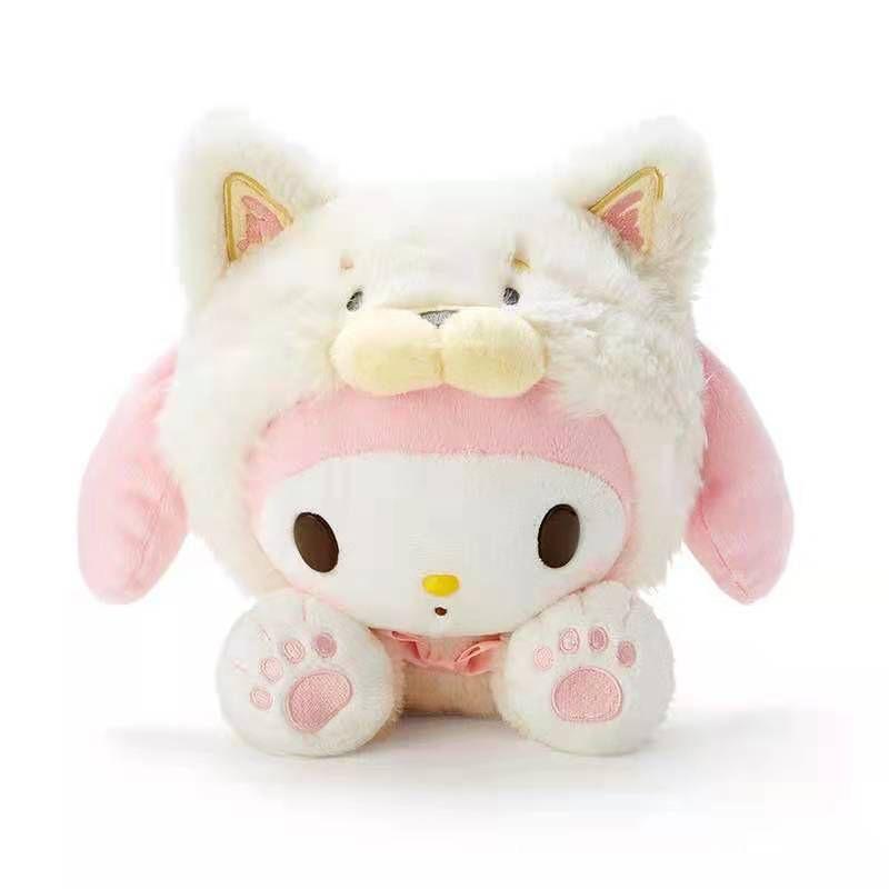 Kuromi Plush Toy With My Melody Soft And Cute Stuffed Doll For Home Decor