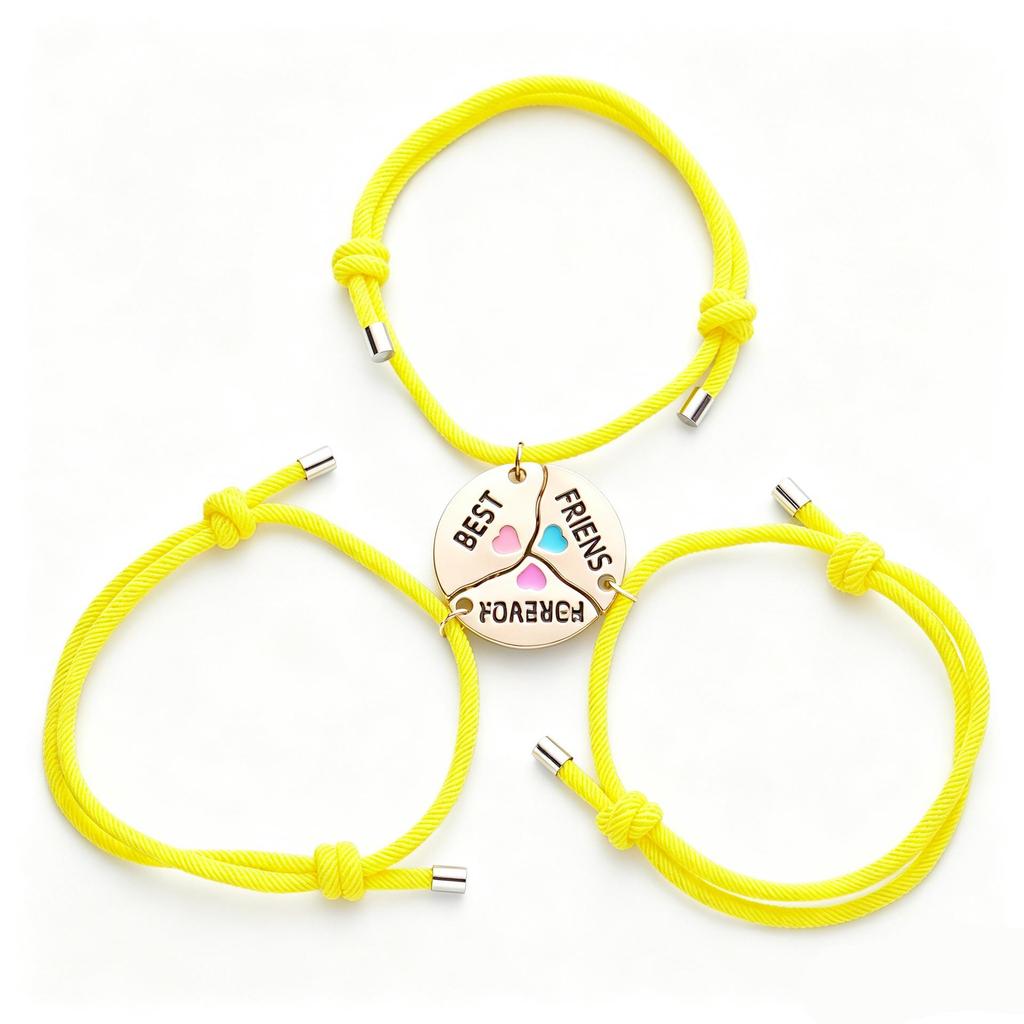 Best Friend Magnetic Necklace: Cute Back-to-School Gift & Birthday Pendant for Her