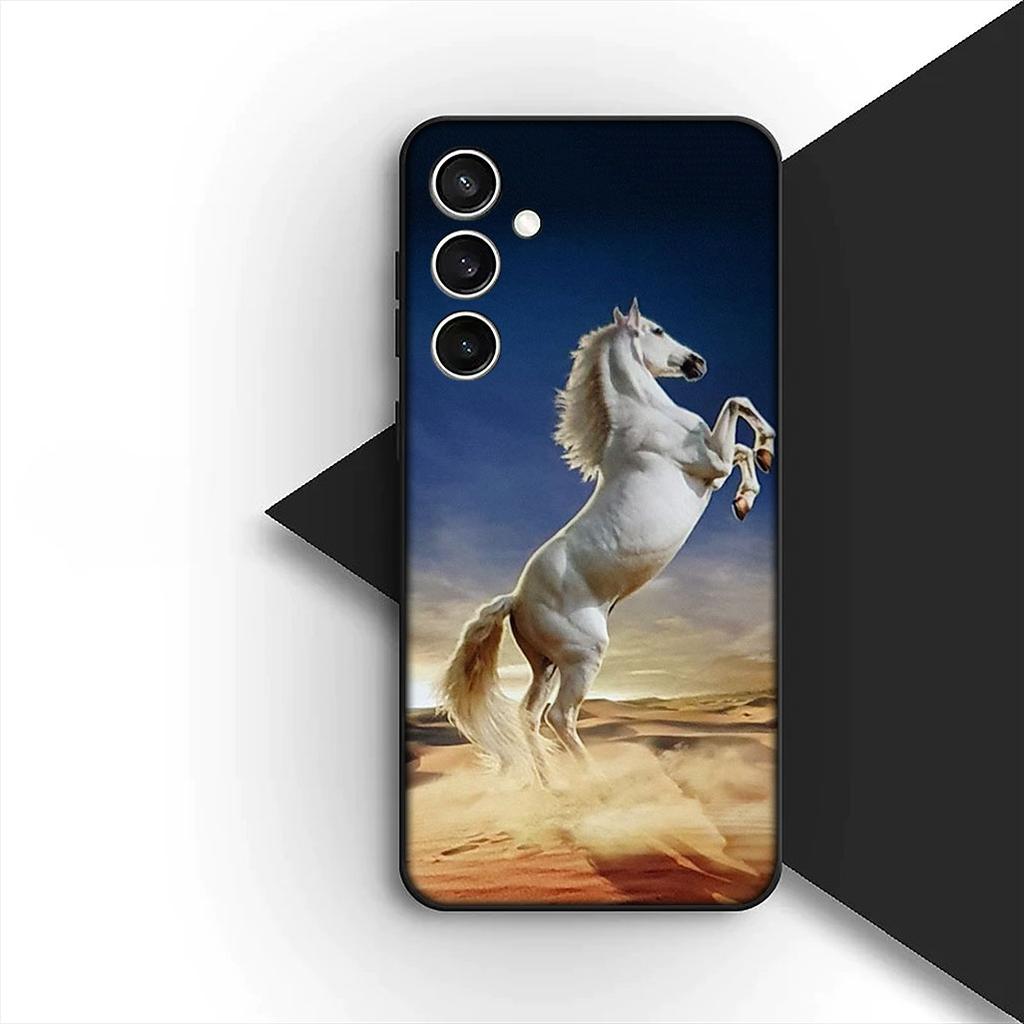 Cover for Samsung Galaxy S10 S8 S9 Plus A33 A34 A31 70 A71 A72 Note 20 9 8 S10E Casing Phone Case Running Wild Horse Wallpaper