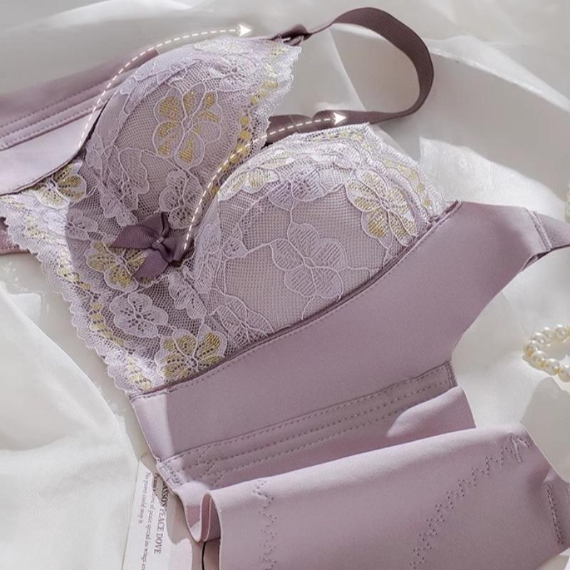 Small Chest Push-up Adjustment Underwear To Prevent Sagging Correction and Show Big Breasts Without Steel Ring Sexy Bra