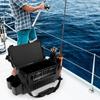 Portable Fishing Tackle Box 2 Tier Multi-functional Fishing Accessories Lure Hook Storage Case Fishing Tool Box Accessories
