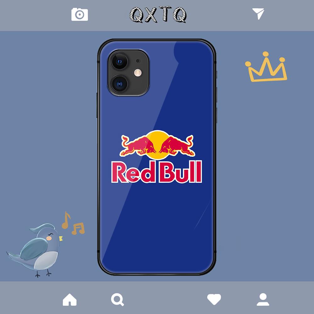 Red Drink Bulls Logo Case For iPhone Samsung Galaxy Redmi Note S 17 16 15 14 13 20 24 25 54 Pro Max Ultra Fe Tempered Glass Cover
