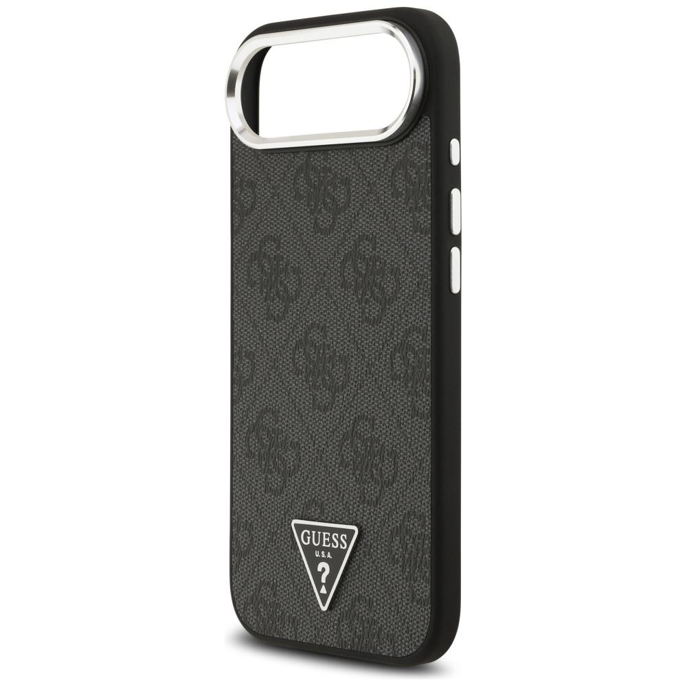 Guess 4G Triangle Logo MagSafe case for iPhone Air black silver