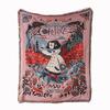 Versatile Ins-Style Line Illustration Blanket: Perfect for Camping, Casual Use, Naps, Throwing, Sofas, Picnics, and Bed Ends.