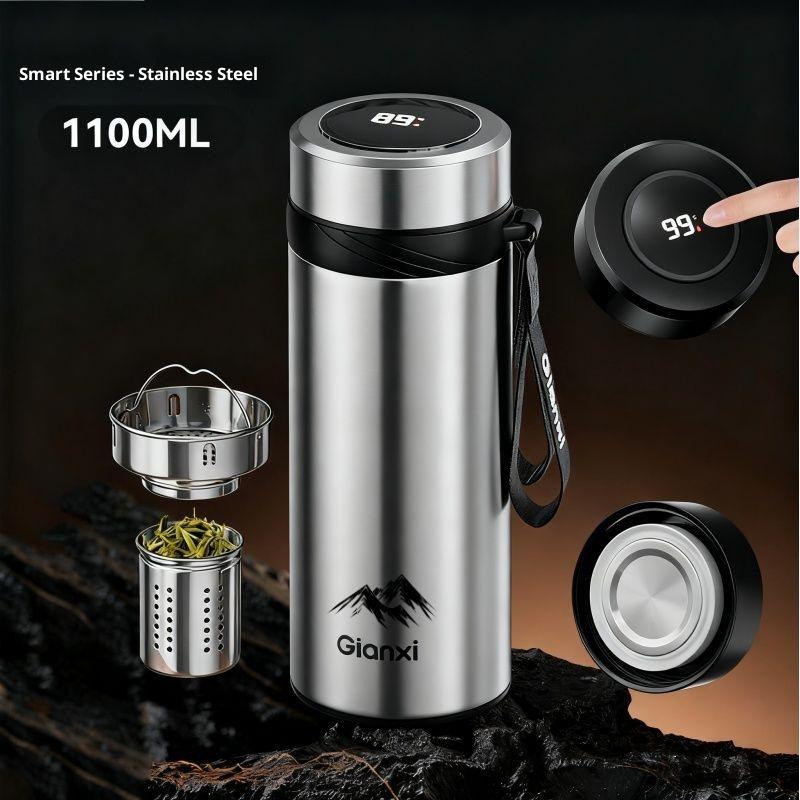 Gianxi New Men'S Car Cup Insulated Cup Stainless Steel High End Water Cup Outdoor Sports Tea Separation Tea Cup Business