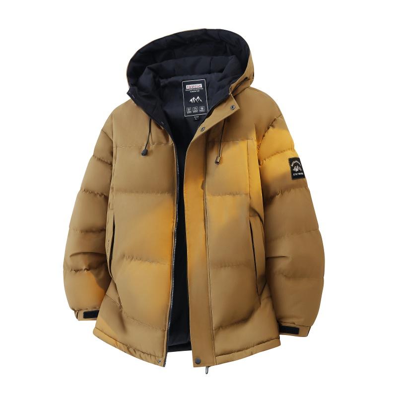 Katoenen Jas Heren Katoenen Jas met Capuchon Casual Warme Winter Verdikte Jas
