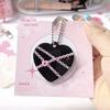 Keychain Silicone Mold Chain Heart Silicone Mold for Car Pendant Home Decor Crystal Epoxy Resin Mold Jewelry Making Mold