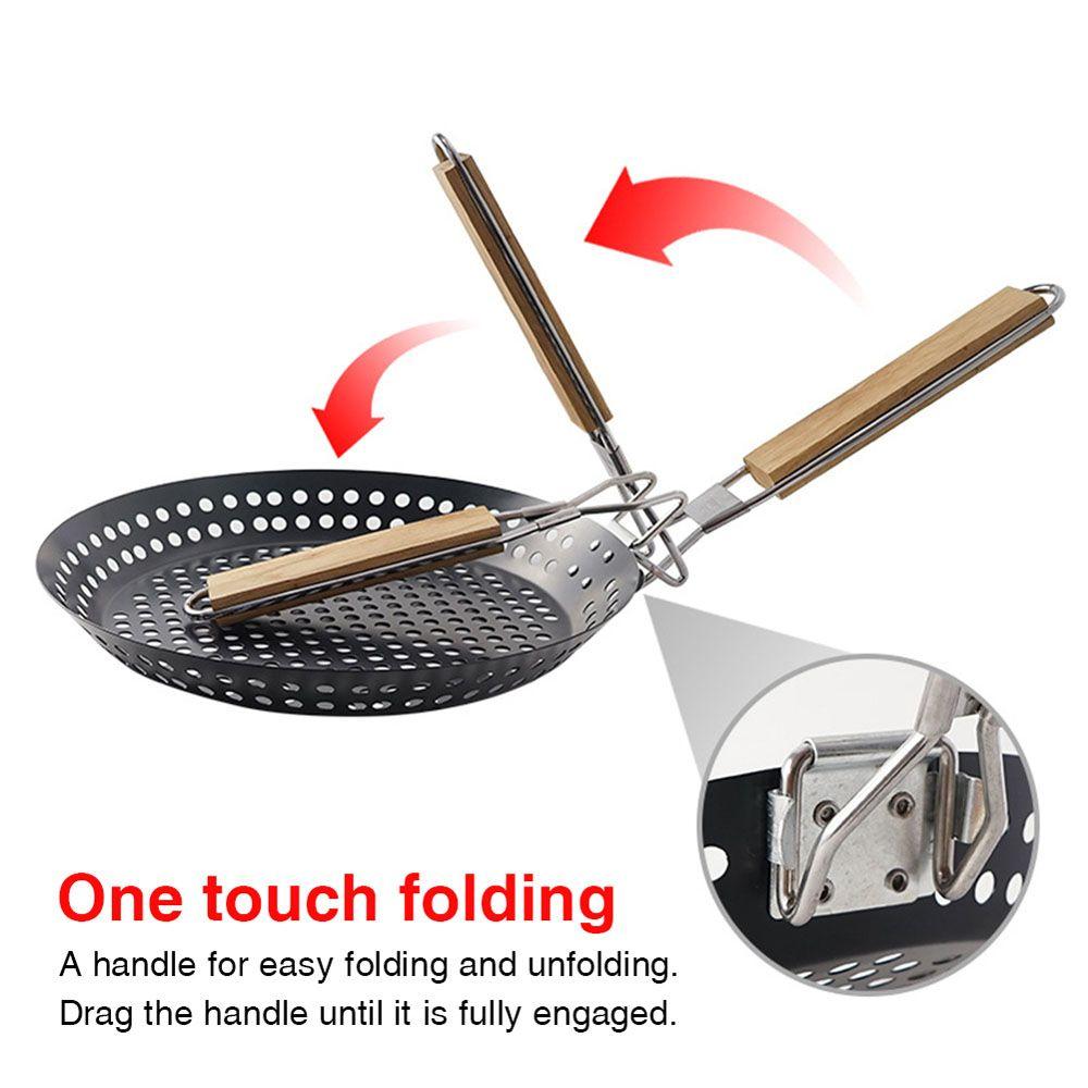 Tool Frying Pan Outdoor Tools Non Stick Barbecue Pan Barbecue Tray Grill Pan Camping Tableware