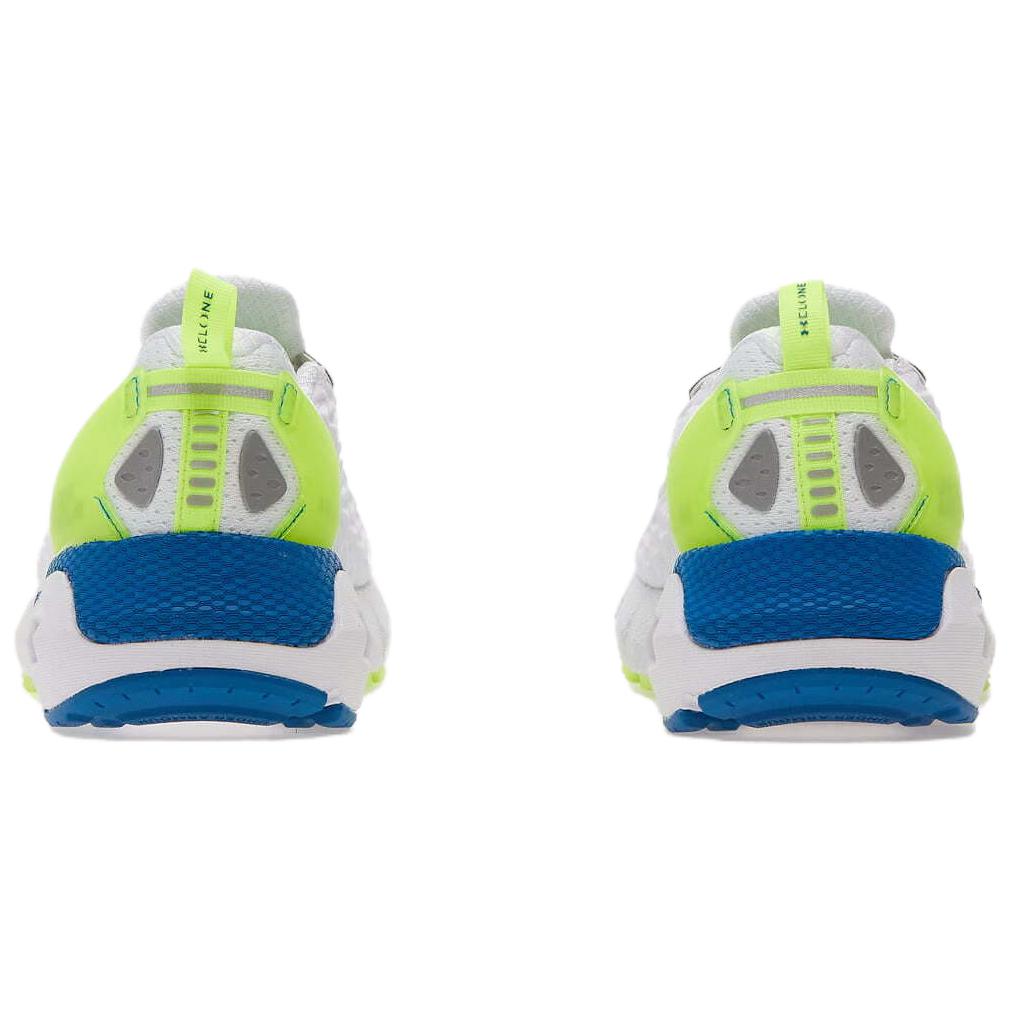 Under Armour HOVR Mega 2 Sports Fashion Comfortable Fabric Low-Top Casual Running Shoes Men Sneaker White Green Blue 3025472-103