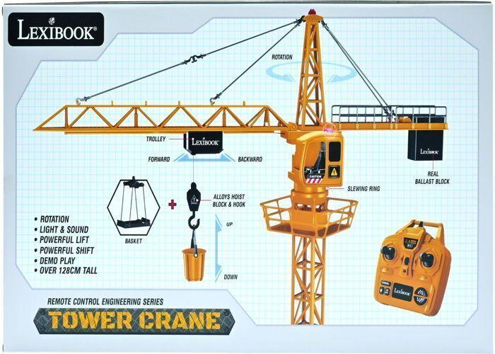Crosslander® Pro Giant Crane - Dominate the Construction Site with This Imposing Remote-controlled Crane, Equipped with Sounds and Light Effects!