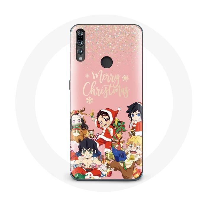 Coque pour Huawei P30 Lite Demon slayer merry christmas affiche Anime Manga