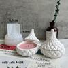 Silicone Mold for DIY Handmade Plaster Form Aroma Candle Cup Molds Mongolia Cup Gypsum Cement Storage Jewelry Box Mould Supplies