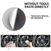 LMN1 VW Car Accessories Wheel Center Cover Stickers Hub Cap Sticker Tire Valve For VW GTI Polo Passat Golf Tiguan Jetta T-ROC Beetle