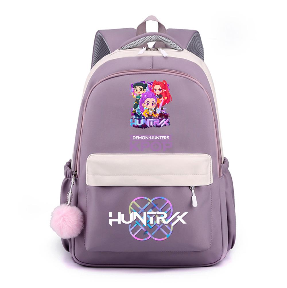 Niedlicher Cartoon K-Pop bedruckter Rucksack für Teenager Schüler Mädchen Junge Schultasche Buchtasche Kindergeschenk Damen Große Kapazität Wasserdichte Reisetasche Rucksack