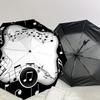 1PC Music Notes Umbrella-8-Rib Reinforced, Automatic Open, Lightweight & Durable, Cute Fashion Accessory for Outdoor-W172