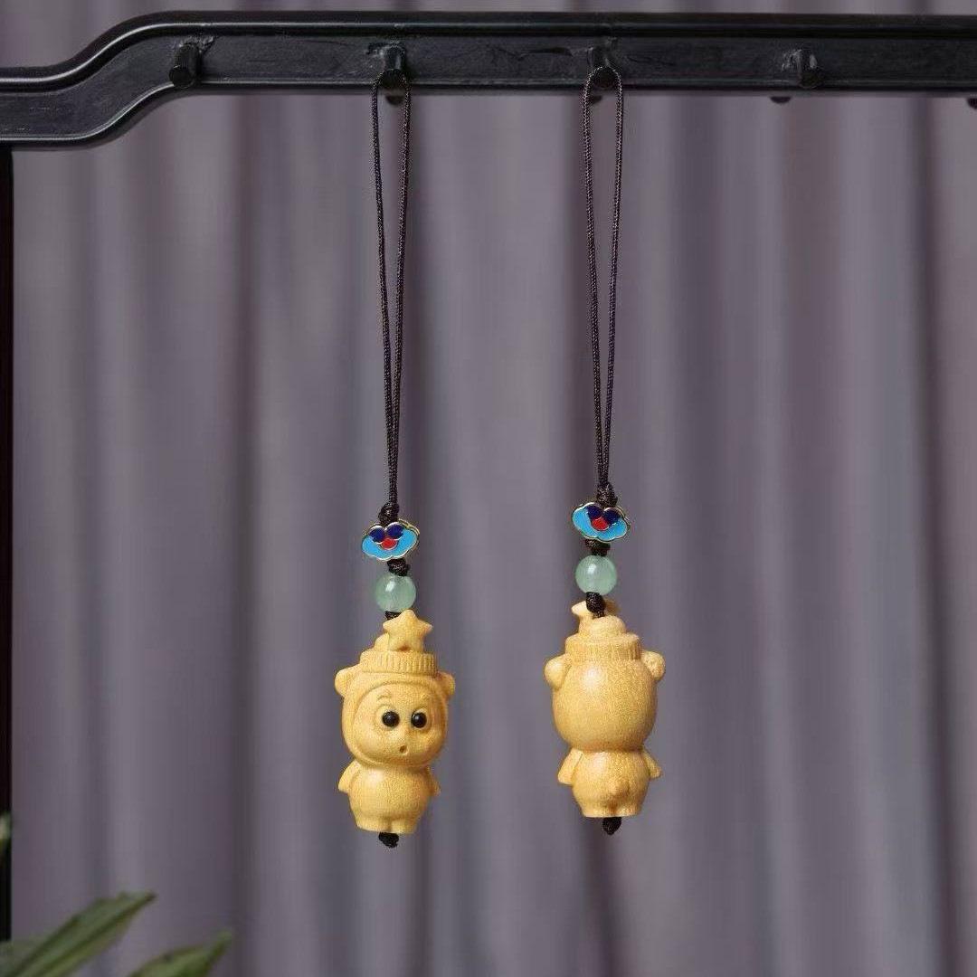 Rainbow Cartoon Tassel Charm: Cute Star Keychain & Cultural Ornament