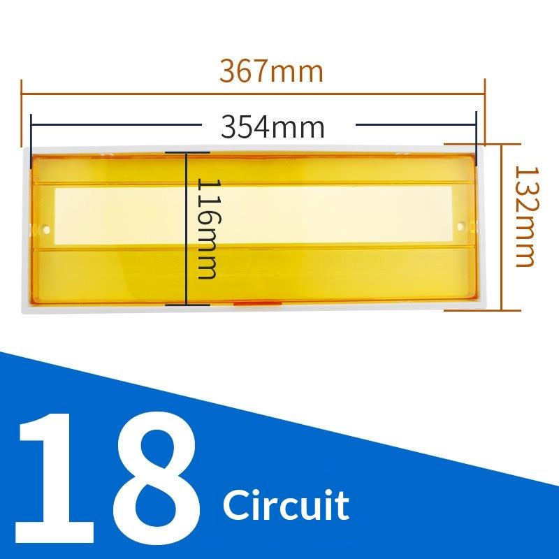 Pz30 Plastic Distribution Box Cover Transparent Protective Panel For Household Circuit Breaker Box