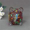 Glass Pig Miniature Sculpture Chinese Zodiacs Animal Figurine Collectible Ornament for Home Office Desktop Decoration