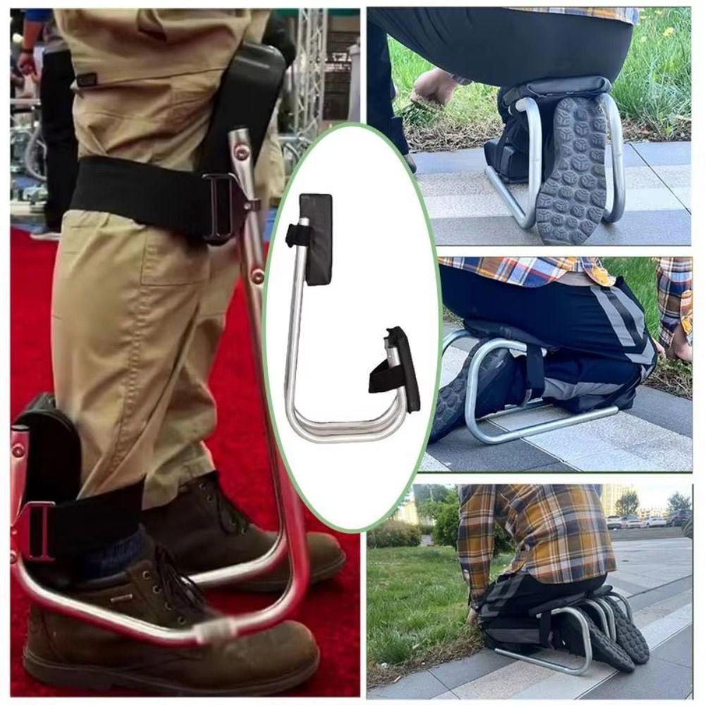 Wearable Knee Seat Protector Sturdy Garden Kneeling Pad Portable Garden Knee Seat  Gardening