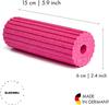 Blackroll Made in Germany Faszienrolle Mini FLOW 20g 15cm x 6cm (Rosa)