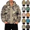 Men's Oversized Casual Down Jacket With Long Sleeves And Hood