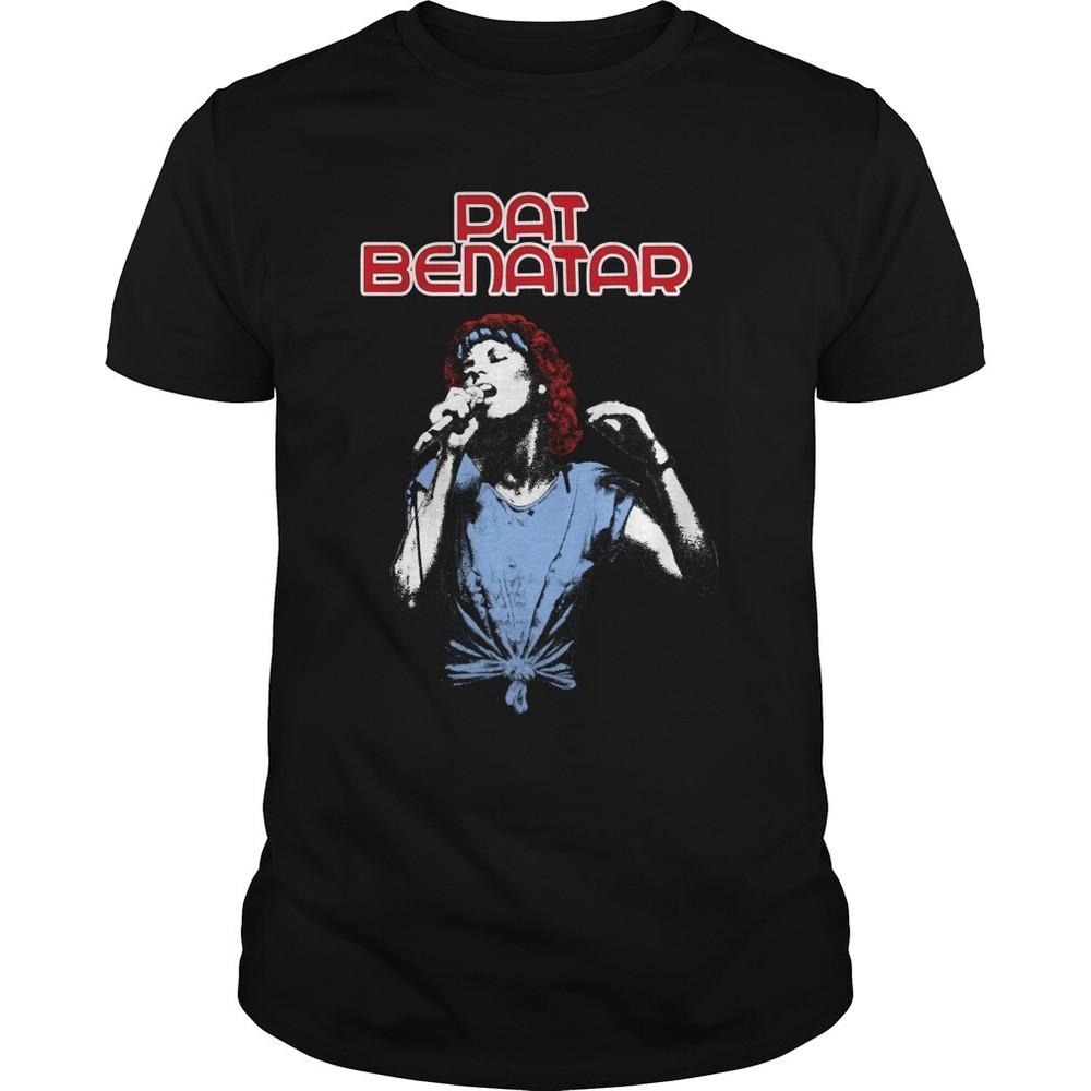 Hot Pat Benatar T shirt men Women All Size S5XL Black Unisex T-Shirt M
