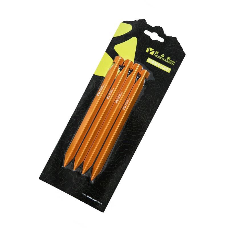 Mobi Garden Aluminum Alloy Double-Edge Tent Stakes