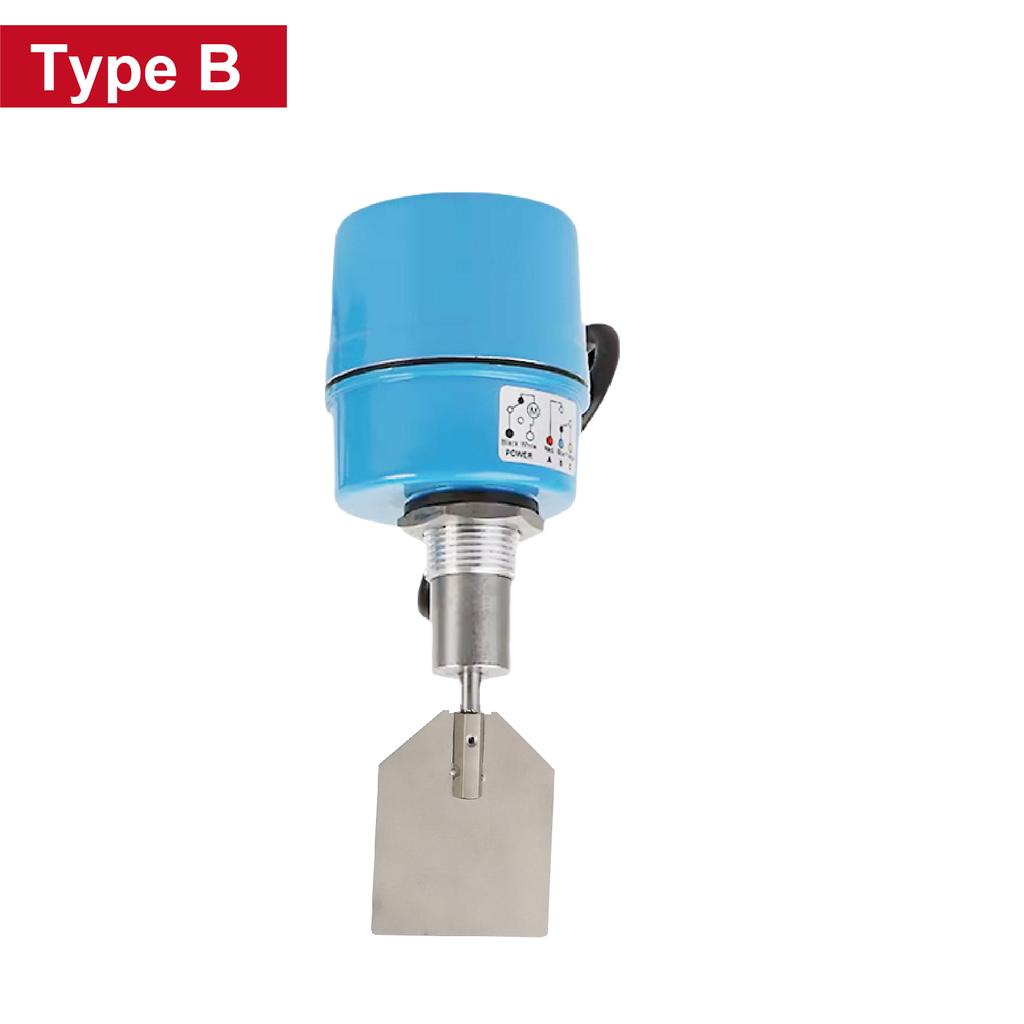 SR80 Rotary Paddle Level Switch Bin Hopper Silo Sensor for Powder Granule Bulk Solid High Temp Screw Mount Indicator