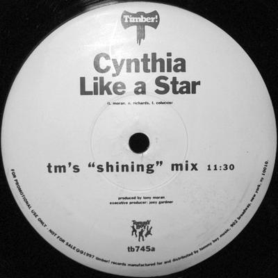 12inch Record CYNTHIA - Like A Star TB745 Timber!, Tommy  1997 US Dance & Electronica Used