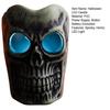 Horror Theme Room Accessories Halloween Flameless LED Candle Spooky Skull Pumpkin Fake Pillar Candles Battery Creative Gift for Lovers Operated