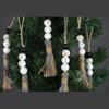 20mm Snowman Wooden Bead Christmas Theme Color Wooden Bead Wooden Beads DIY Accessories 2021.8 New Pendant Key Ornament