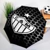 Love For Atlético Printed Automatic Umbrella, 8-Frame for Travel, Camping, Casual Umbrella, Essential Gift for for Family and Friends