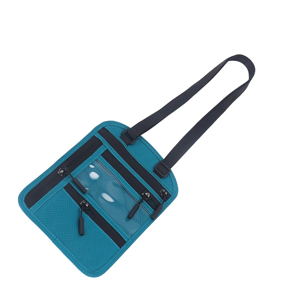 Halsgeldbörse Leichtgewicht Reisehals-Passhalter-Geldbörse Multifunktionale Blockierende Versteck-Hals-