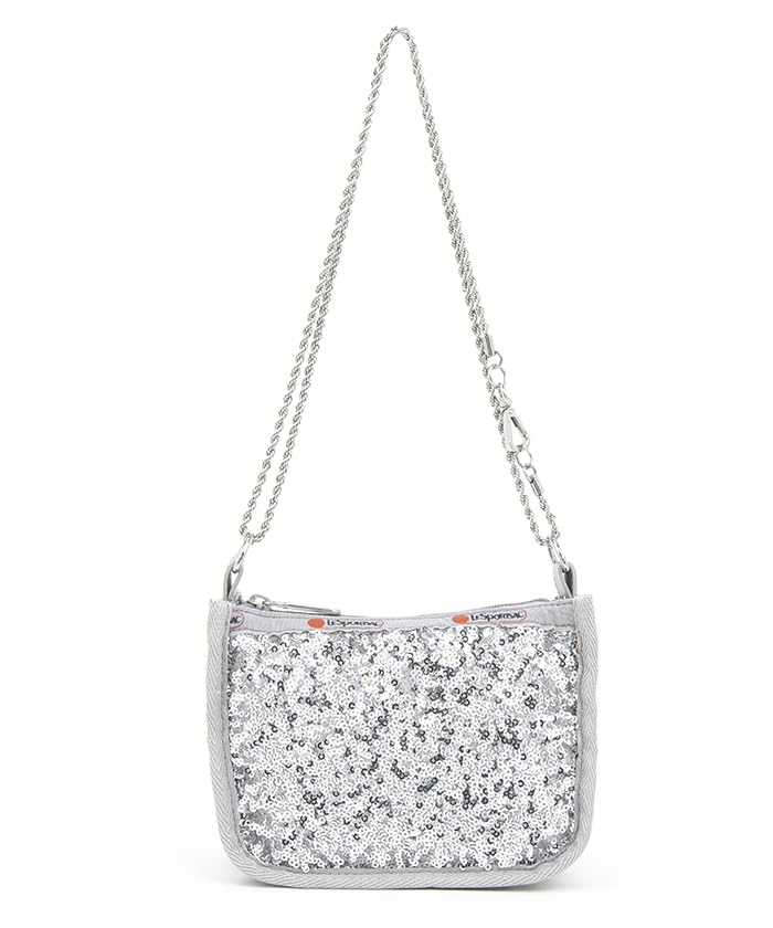 Official Shoulder Bag 2WAY CHAIN MINI Cosmic Silver [LeSportsac] BAG/1060 Women's